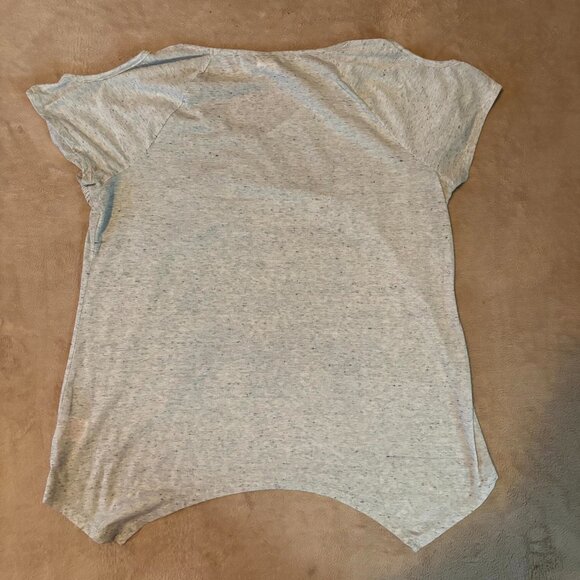 Faded Glory Floral Graphic V-Neck Top Lace Trim High-Low Hem Women’s XL - Picture 6 of 6